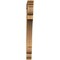 Ekena Millwork Olympic Traditional Smooth Bracket, Western Red Cedar, 3 1/2"W x 34"D x 38"H BKT04X34X38OLY01SWR - alternate 2